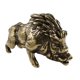thumbnail image 4 of Adorno de cerdito de latón, estatuilla de cobre artesanal, pequeño adorno de escritorio, miniescultura de cerdito en miniatura, estatua de Animal para, 4 of 7
