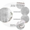 thumbnail image 3 of Slate Gray Bathroom Shower Curtains with 12 Hooks Waterproof Shower Curtain for Stalls and Bathtubs Vintage Solid Color Modern Minimalist Distressed Decorative Bathroom Privacy Curtain 36x72 Inches, 3 of 9