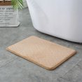 thumbnail image 5 of REGALWOVEN Geometric Pattern Bathroom Mat Soft Memory Foam Absorbent Non-Slip Machine Washable Bath Rugs Khaki 24" x 36", 5 of 6