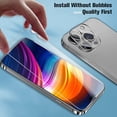 thumbnail image 4 of [3+2 Pack] Compatible with iPhone 14 Pro Screen Protector with camera lens Protector 9H hardness HD Scratch-resistant Suitable for iPhone 14 Pro 6.1 "toughened glass Screen Protector, 4 of 7