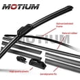 thumbnail image 5 of MOTIUM OEM QUALITY Premium All-Season Windshield Wiper Blades (26"+18" pair for front windshield), 5 of 5