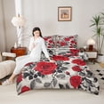 thumbnail image 4 of Castle Fairy Chic Floral Rose Bedding Comforter Set 2pcs for Female Men Women,Vintage Aesthetic Twin Comforter Sets Microfiber,Romantic Flowers Breathable Bedding Set,Microfiber Bedroom Decor, 4 of 8