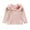Pink, variant on GYRATEDREAM Kids Baby Girls Long Sleeve Doll Collar Blouse Tops Basic Ruffle Shirt Solid Colors 0-7 Years