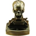 thumbnail image 1 of Skull Shape Cigarette Ashtray Household Ashtray with Cigar Lighter, 1 of 9