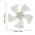 thumbnail image 2 of ELAYARD Repuesto De Cuchillas Para Ventilador De Color Claro Material Plástico, 2 of 8