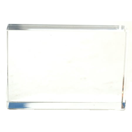 - Eisco Labs Acrylic Rectangular Block; 75mm X 50mm X 18mm Size