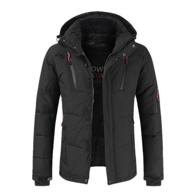 Chaqueta acolchada con capucha Sonducket Hombre Negro XL
