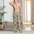 thumbnail image 3 of Cauagu Armadillo Mens Pajama Pants Sleep & Lounge Pants,PJ Bottoms with Pockets-Medium, 3 of 7