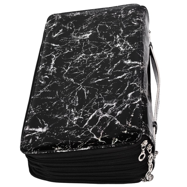 Caja De Papelería, Estuche Grande Con Cremallera Brillante De Gran Capacidad Para Exteriores Para Sala De Pintura Para El Hogar