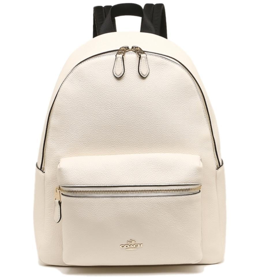coach women's leather backpack