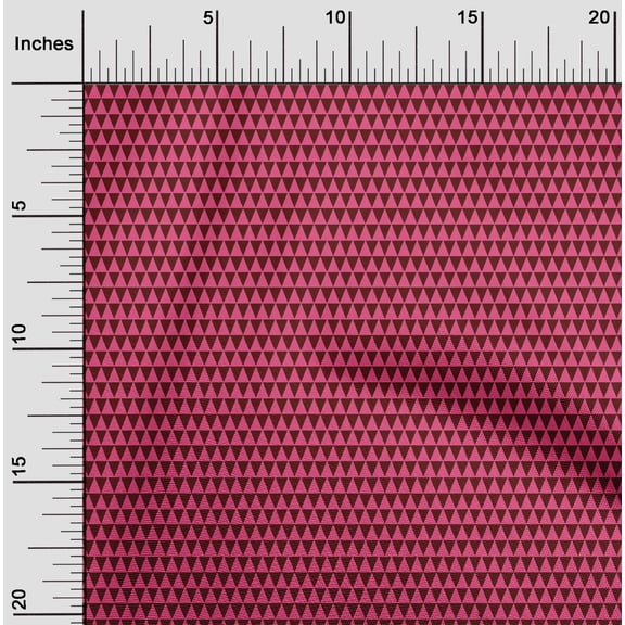 oneOone Cotton Flex Fabric Triangle Geometric Print Fabric BTY 40 Inch Wide