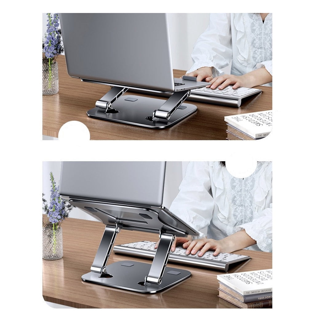 Zeiwohndc Adjustable Laptop Cooler Stand Computer Tablets Cooling Riser for Pc10-17''