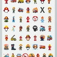 thumbnail image 4 of 35pcs-50pcs Cartoon Stickers Firefighter Stationery Sticker Safety Kids Stickers for Laptops Suitcase Fridge, 4 of 9
