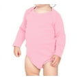 thumbnail image 3 of Kavio IIC0587 Infants Interlock Lap Shoulder Long Sleeve Bodysuit-Black-3m, 3 of 4