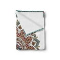 thumbnail image 2 of Mandala Soft Flannel Fleece Throw Blanket, Composition with Floral Motifs Oriental Bohemian Damask Theme Vintage Design, Cozy Plush for Indoor and Outdoor Use, 50" x 70", Multicolor, by Ambesonne, 2 of 5
