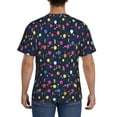 thumbnail image 2 of Rocae Colored Balloons for Men's Moisture-Wicking Crew Tee - T-Shirt for Sports, Outdoor Activities, and Casual WearSmall, 2 of 9