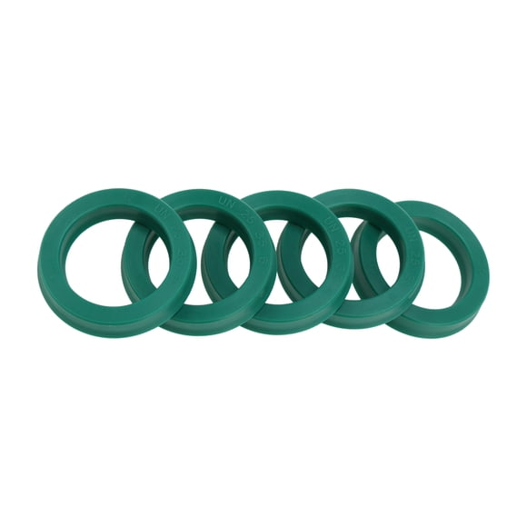 Anillo de Sello de Aceite Universal Labio UN Sello de Eje Rotativo 25x35x6mm Alta Presión TPU Verde 5 Pcs