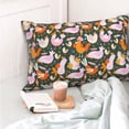 thumbnail image 4 of Balery Roosters and Chicks Funda de Cojín Estampada, Regalos para Mujeres, Regalos de Amor para Ella, Regalos para Novia o Esposa, Funda de Almohada-16"x24", 4 of 6