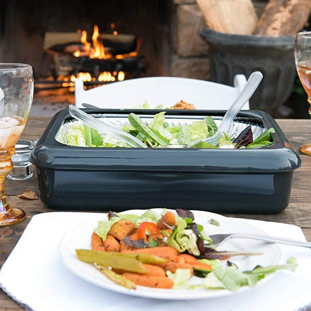 Ustyle 2in1 Casserole Pan Indoor Outdoor Use Picnic Casserole Carrier