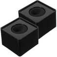 thumbnail image 2 of Milisten 2 Pcs Microphone Portable en ABS Moulé par Injection Forme Carrée Logo Station de Logo (Noir), 2 of 6