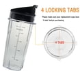 thumbnail image 3 of Vasos de repuesto Atuwebo para Ninja QB3001SS, 16 oz, paquete de 2, 3 of 8