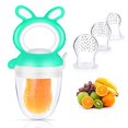 thumbnail image 1 of Tetina Fruta Bebé & Toddler, Chupete Silicona Mordedor A Partir De 3 Meses, Tetina Fruta Bebé Con 3 Tamaños Reemplazo De Tetina Para Fruta, Alimento Complementario, Comida Infantil Adepaton LN-2199-2, 1 of 8