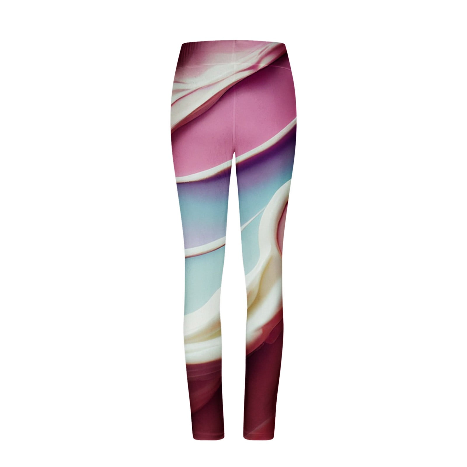 AKAFMK Fall Savings Buttery Soft Leggings for Women Striped Print