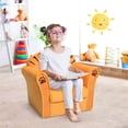 thumbnail image 1 of Sillón para Niños Costway Dibujo de León Estructura de Madera Naranja 51 x 37,5 x 44 cm, 1 of 10