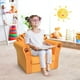 thumbnail image 1 of Sillón para Niños Costway Dibujo de León Estructura de Madera Naranja 51 x 37,5 x 44 cm, 1 of 10