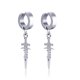 thumbnail image 3 of 1 Pair Cross Ear Clip Earrings for Men Women Punk Black Earrings Jewelry Gifts, 3 of 5