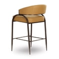 thumbnail image 4 of Tatum Tan Performance Vegan Leather Counter Stool, 4 of 4