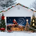 thumbnail image 4 of LLDYYDS 2025 Christmas Garage Door Cover Truck Holiday Banner Large Outdoor Festive Home Decoration Polyester Garage Entry, 4 of 4