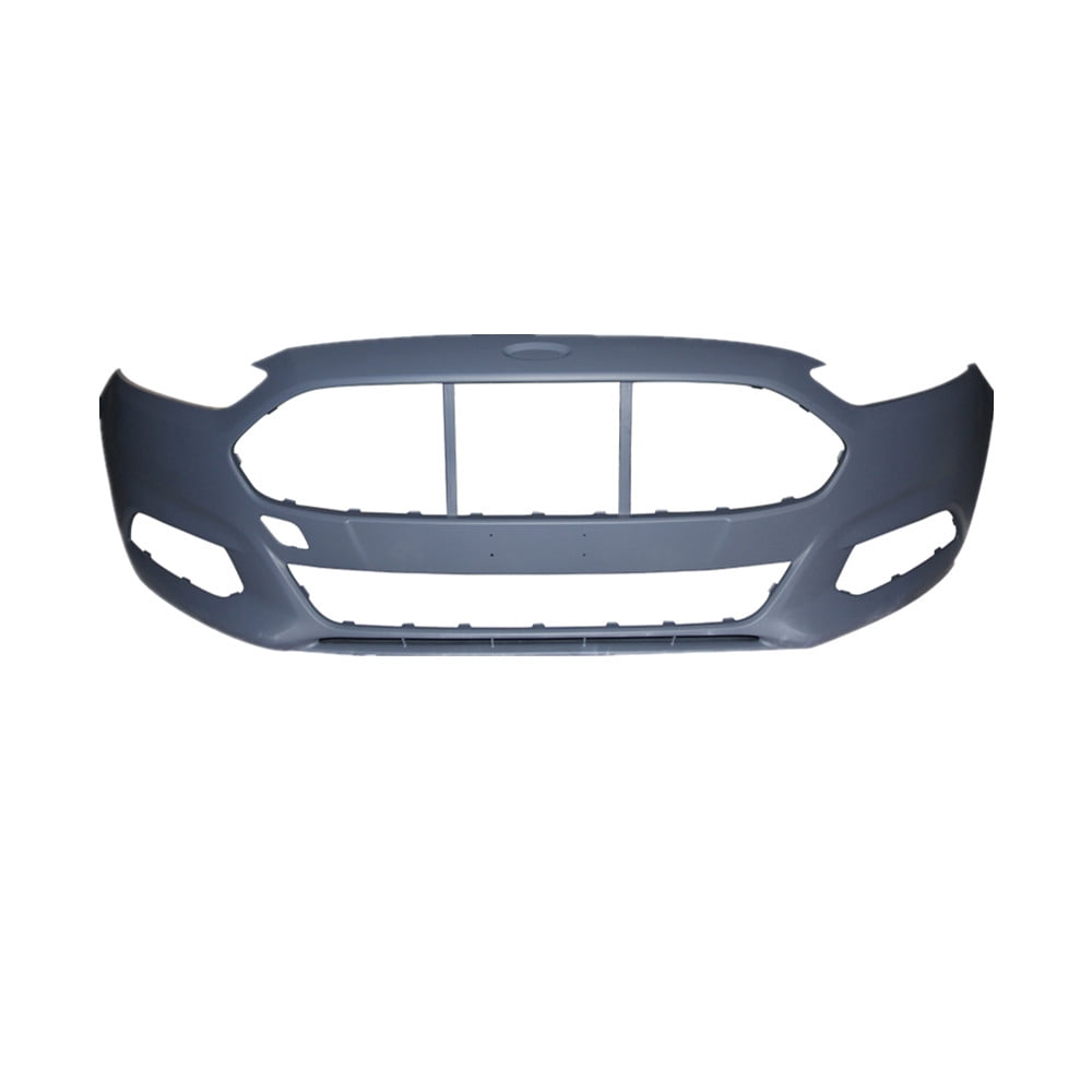 LABLT Front Bumper Cover Fascia Plastic Primered for 2013-2016 Fusion W/O Park Assist Sensor Holes