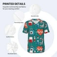 thumbnail image 4 of Daiia Medical Elements Mens Baseball Jersey Button Down Shirts Short Sleeve Sports Uniforms-Medium, 4 of 9