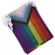 thumbnail image 5 of Bandera colgante de arcoíris, bandera del orgullo LGBT, bandera de cuerda, adorno del orgullo, decoración de fiesta de arcoíris, 5 of 6
