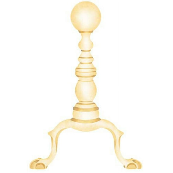 Andiron Wall Stencil 2493 by Designer Stencils