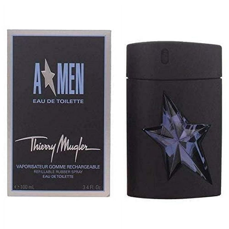 Angel Eau De Toilette Spray Refillable (Rubber) By Thierry Mugler - 3.4 oz Angel Eau De Toilette Spray Refillable (Rubber) By Thierry Mugler - 3.4 oz