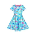 thumbnail image 1 of Robe Fille Easter Bunny Chasse aux Œufs Bleu Manches Courtes 5 Ans, 1 of 6