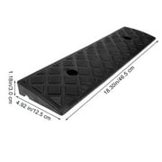 HOMEMAXS Rubber Curb Ramps Threshold Ramp Slope Ramp for Driveway Car Motorcycle Loading Dock