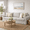 Gray, variant on 89" Farmhouse 3-Seater Sofa, Deep Seat Couch with High Back Support, Washable Removable Cover, Rolled Arms, Beige