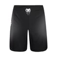 thumbnail image 4 of Manyakai Men's Middle Waist Print Sport Shorts Quick Dry Boxer Shorts Athletic Workout Exercise Black L, 4 of 7