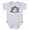 Heather Gray, variant on CafePress - Christmas Shark Body Suit - Cute Infant Bodysuit Baby Romper - Size Newborn - 24 Months