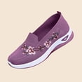 thumbnail image 5 of Caywon Women Loafers Sneakers, Embroidered Floral Mesh, Breathable Lightweight Casual, Comfortable Ladies Shoes Zapatillas Mujer, 5 of 8