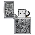 thumbnail image 6 of Zippo Skull and Angel Emblem Street Chrome Pocket Lighter, 6 of 7