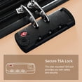 thumbnail image 6 of 3 Piece Expandable Hardshell Travel Luggage Sets 8 Spinner Wheel Suitcase Wheels TSA Lock Suit Case, Lightweight 8 wheels Upright Suitcase, 20/24/28 Inch Airline Approved, 6 of 9