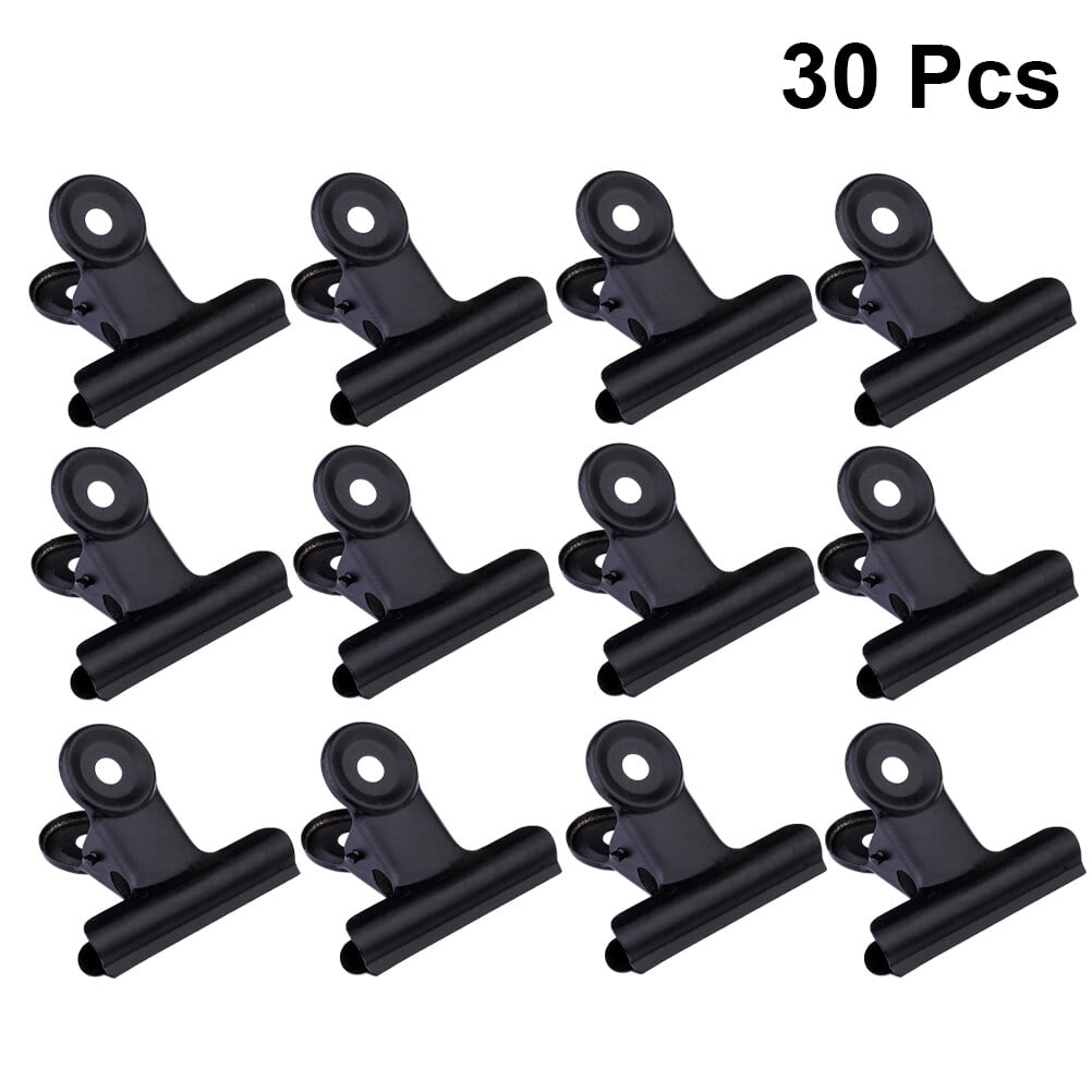 Clips Paper Clamps Note Binder Organizer Hinge Photo Drawing Utility Pin Clamp Black Document