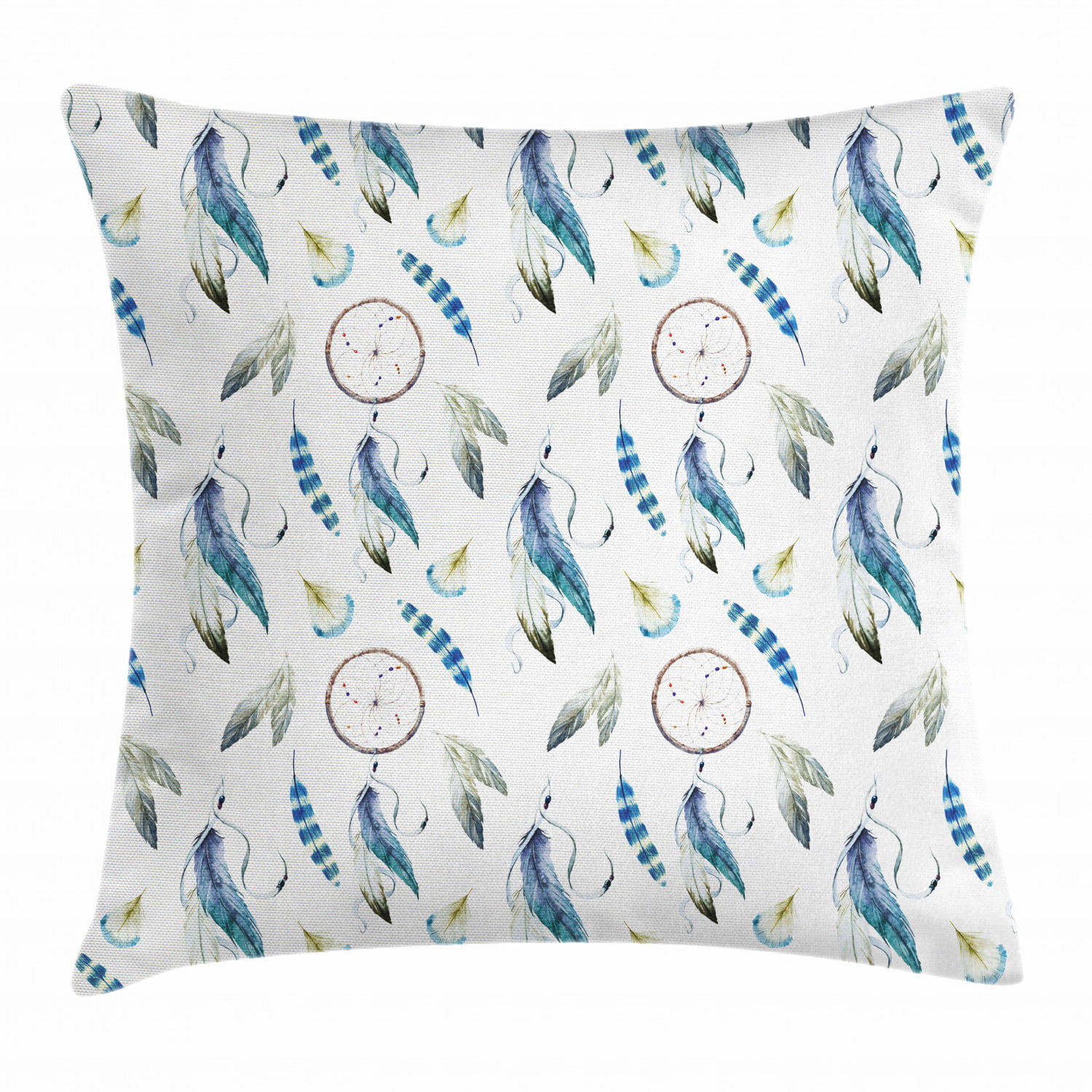 Dreamcatcher Tribal Feather Nursery Decorative Square Zippered PillowCovers