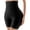 Black, variant on Womens Underwear Comfortable Full Coverage High Waisted Shorts: Nylon Compression Shorts for Workout & Daily Wear Butt Lifting Body Shaper Breathable Panties