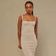 thumbnail image 5 of Vestido tubo con espalda descubierta, tirantes y huecos, estilo Spice Girl, sensual, francés, para mayores, 5 of 7