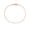 Rose gold, variant on Womens Stainless Steel Bracelet U Shaped Korean Fashion Jewelry Chain Link Elegant Bracelet Gift for Women Travel